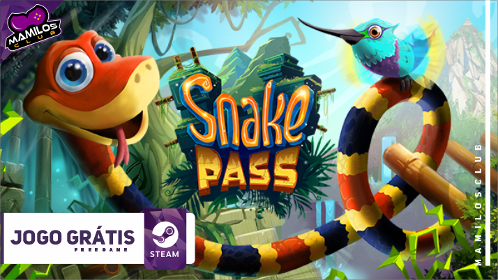 Jogo da cobrinha, Snake Pass, está disponível gratuitamente para PC - STEAM